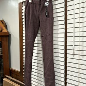 Express stretch column nest barely boot, mid rise